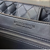 New Style Bottega Veneta Medium Andiamo Top Handle Bag in Intrecciato Leather 743572 Space/Silver 2025