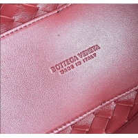 Most Popular Bottega Veneta Small Andiamo Top Handle Bag in Intrecciato Leather 743568 Sapele Red 2025