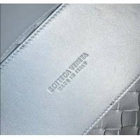 Luxury Cheap Bottega Veneta Small Andiamo Top Handle Bag in Intrecciato Leather 743568 Thounder Grey 2025