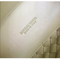 Well Crafted Bottega Veneta Small Andiamo Top Handle Bag in Intrecciato Leather 743568 Travertine Green 2025