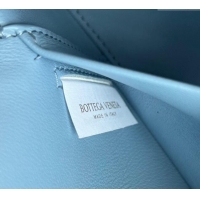 Buy Discount Bottega Veneta Bang Bang Vanity Case in Intrecciato Suede 789109 Light Blue 2025