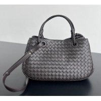 Top Grade Bottega Veneta Basket Bag in Intrecciato Leather 836261 Fondant Brown 2025