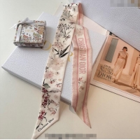 Top Quality Dior Mitzah Millefiori Silk Bandeau Scarf 0724 Pink 2025