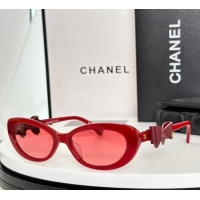 Buy Inexpensive Chanel Sunglasses with Bow CH9181Q1 Red 2025