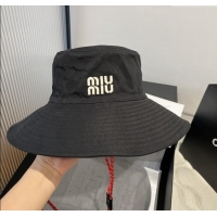 Unique Discount Miu Miu Bucket Hat M071807 Black 2025