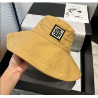 Top Quality Loewe Bucket Hat L071809 Yellow 2025