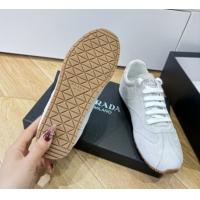 Expensive Prada Suede Sneakers Light Grey 2025 PR082501