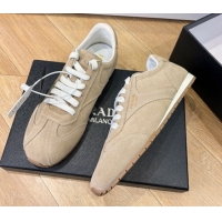 Perfect Prada Suede Sneakers Beige 2025 PR082501