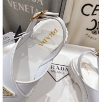 Durable Prada Leather sandals White 2025 PR082504