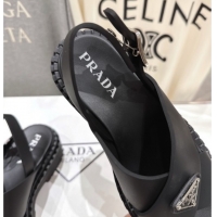 Best Grade Prada Rubber sandals Black 2025 PR082506