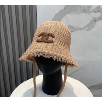Best Price Chanel Fringe Bucket Hat 0724 Brown 2025