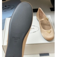 Charming Prada Satin ballerinas flat Nude 2025 1F793N