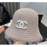 Cheapest Chanel Fringe Bucket Hat 0724 Grey 2025