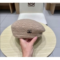 Modern Classic Chanel CC Knit Beret Hat 0724 Beige 2025