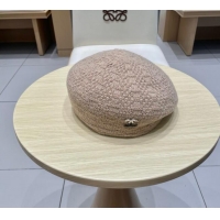 Modern Classic Chanel CC Knit Beret Hat 0724 Beige 2025