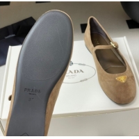 Classic Specials Prada Suede ballerinas flat Beige 2025 1F793N