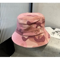 Best Quality Louis Vuitton Canvas Bucket Hat 0724 Pink 2025