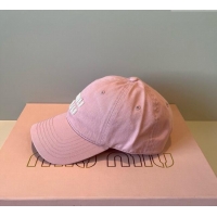 Market Sells Miu Miu Canvas Baseball Hat MM090913 Light Pink 2025