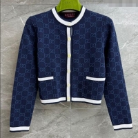 ​Best Product Gucci GG Cardigan 0611 Dark Blue 2025