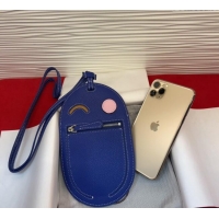 Super Quality Hermes In The Loop Phone To Go Wink Large Pouch in Leather H2140 Blue 2025