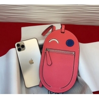 Free Shipping Hermes In The Loop Phone To Go Wink Large Pouch in Leather H2140 Pink 2025