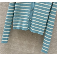 ​Classic Wholesale Dior Striped Cardigan DR061111 Green 2025