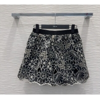 Luxury Classic Dior Lace Shorts DR061204 Black 2025