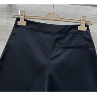 Best Product Dior Cotton Laced-up Shorts DR061205 Black 2025