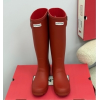 Good Looking Chanel Hunter Rubber Rain Boots Red 5082826