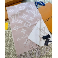 Best Price Louis Vuitton LV Essential Wool Long Scarf 34x186cm LV091008 Pink 2025