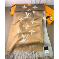 Well Crafted Louis Vuitton Reykjavik Gradient Cashmere Long Scarf 45x190cm LV091010 Beige 2025