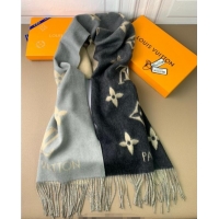Market Sells Louis Vuitton Reykjavik Gradient Cashmere Long Scarf 45x190cm LV091010 Blue 2025