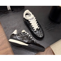 Grade Quality Chanel Quilted Calfskin Leather Sneakers Balck G4583909