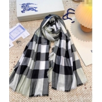 Unique Grade Burberry Cashmere Long Scarf BR091017 Grey 2025