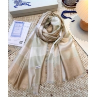 Top Grade Burberry Cashmere Long Scarf BR091017 Light Green 2025