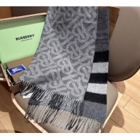 Promotional Burberry TB Cashmere Wool Long Scarf 30x180cm BR091018 Grey 2025