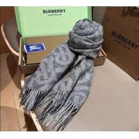 Promotional Burberry TB Cashmere Wool Long Scarf 30x180cm BR091018 Grey 2025