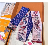Shop Discount Louis Vuitton Butterfly Silk Bandeau Scarf LV091023 Light Pink 2025