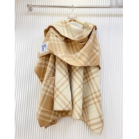 Top Grade Burberry Wool Reversible Cape BR091025 Camel 2025