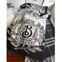 Best Product Burberry Knight Cashmere Long Scarf 50x210cm BR091026 Black 2025