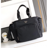 Famous Brand Cheap Prada Tessuto Nylon Diaper Bag BR4102 Black