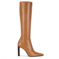​Grade Design Saint Laurent Francoise Boot In Dark Macadamia Y7988 Brown