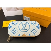 Luxury Cheap Louis Vuitton Sunglasses Pouch GI0835 Blue 2025