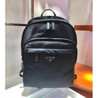 Good Product Prada Re-Nylon and Saffiano Leather Backpack 2VZ048 Black 2025