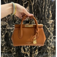 Top Design Dolce&Gabbana Marlene Day Mini Handbag in Palmated Calfskin D1706 Brown 2025