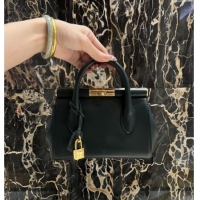 New Design Dolce&Gabbana Marlene Day Mini Handbag in Palmated Calfskin D1706 Dark Green 2025