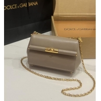 Shop Discount Dolce&Gabbana Marlene Shoulder Bag in Calfskin D1707 Grey 2025