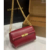 Most Popular Dolce&Gabbana Marlene Shoulder Bag in Calfskin D1707 Red 2025