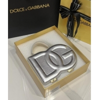 Best Discount Dolce&Gabbana Box Bag in Smooth Calfskin D1708 Silver 2025