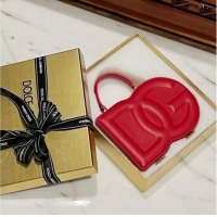 Best Price Dolce&Gabbana Box Bag in Smooth Calfskin D1709 Red 2025